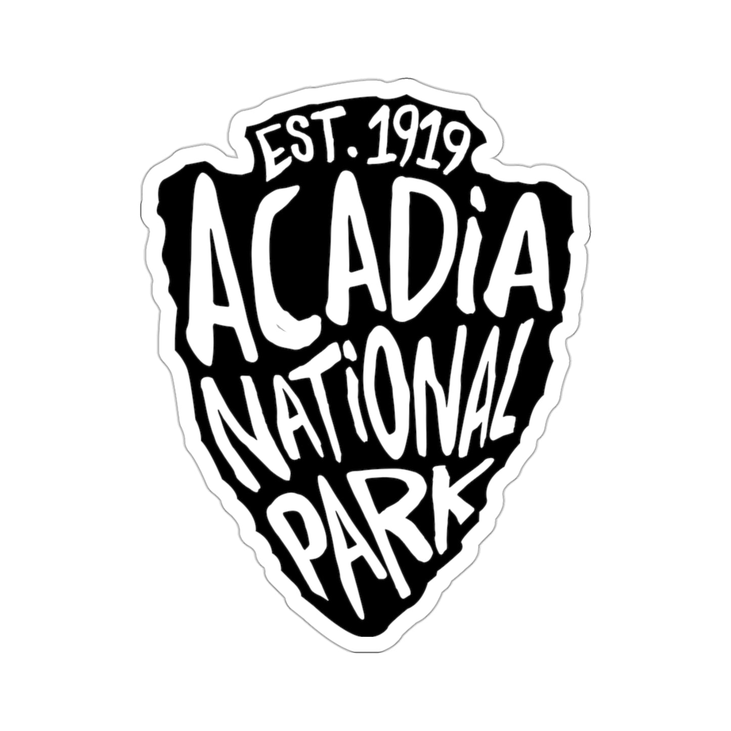 Acadia National Park Sticker - Arrow Head Design