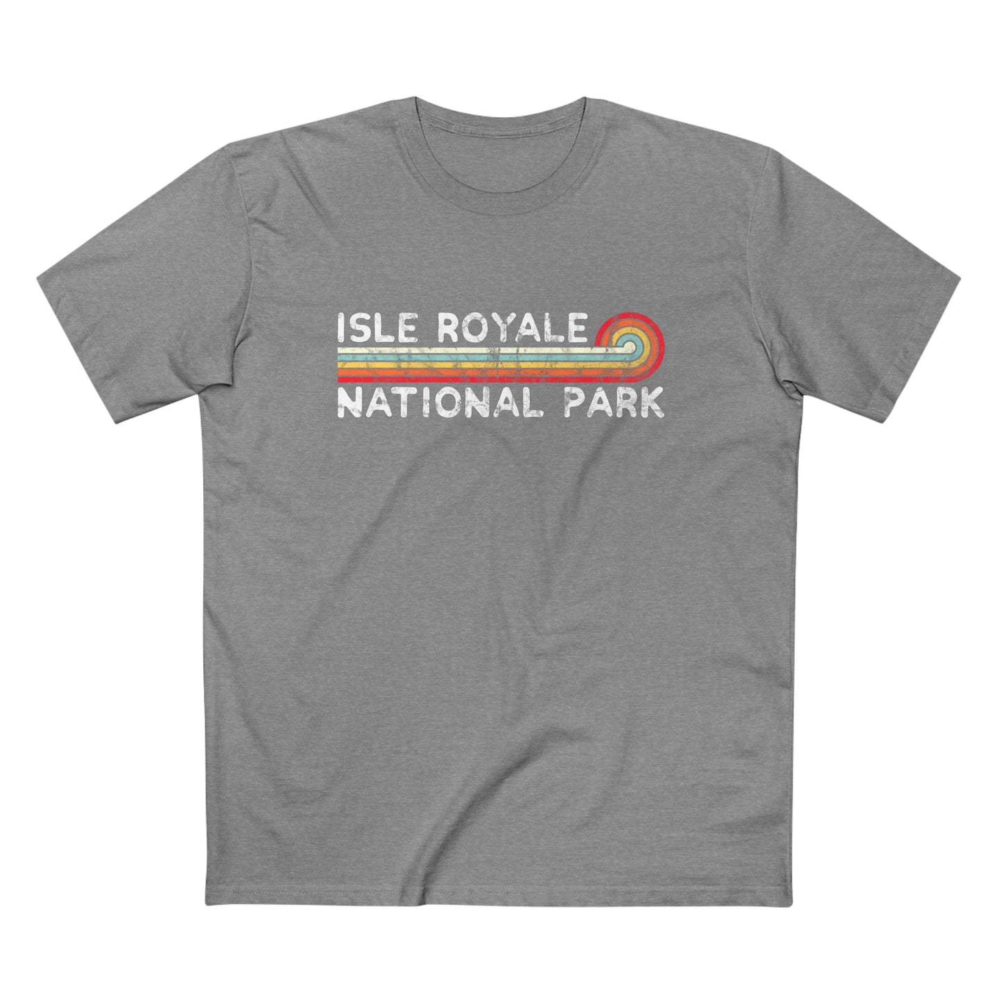Isle Royale National Park T-Shirt - Vintage Stretched Sunrise