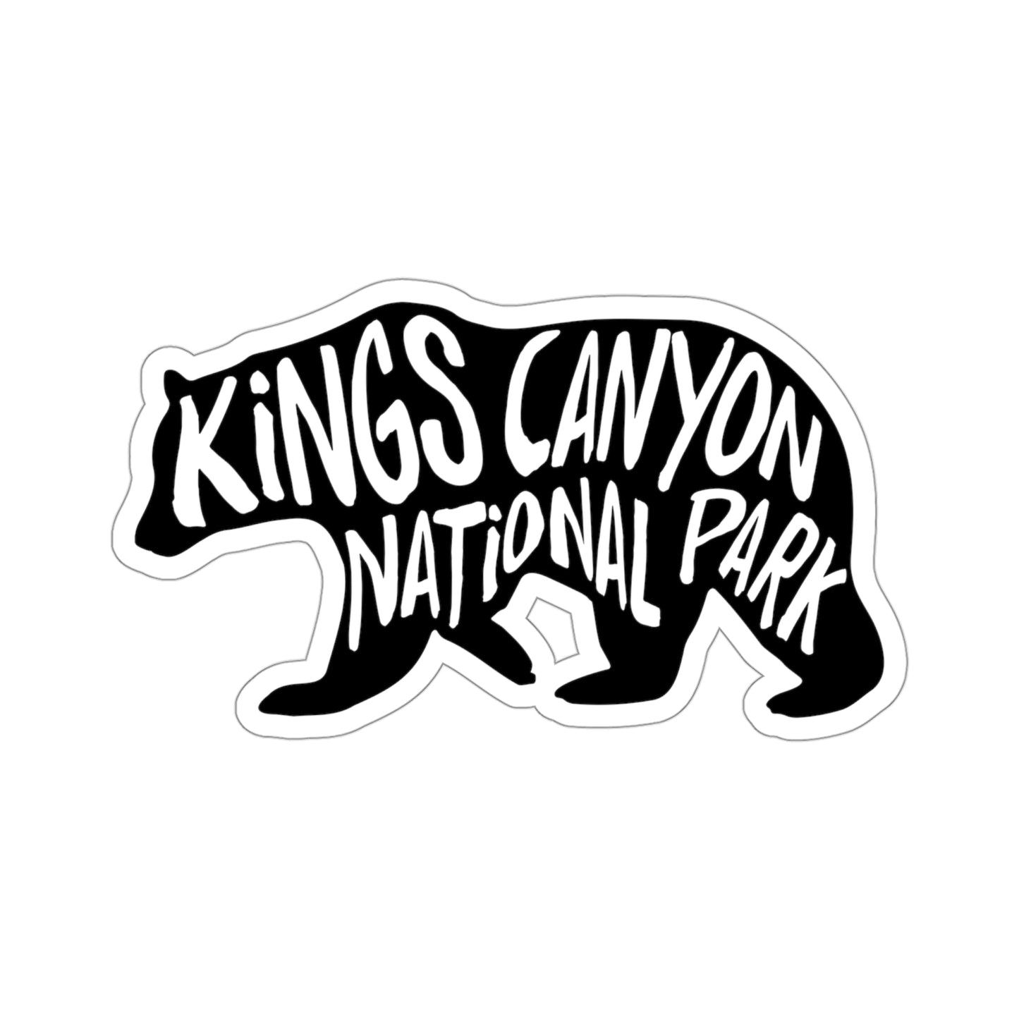 Kings Canyon National Park Sticker - Black Bear