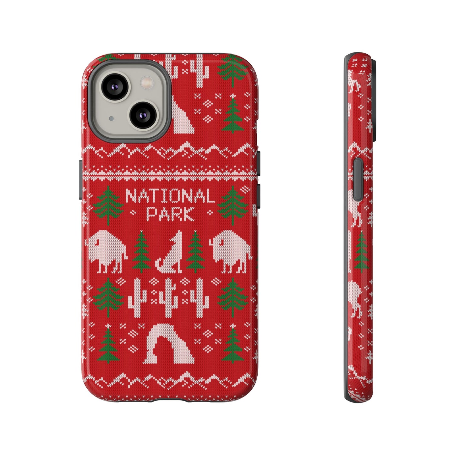 National Park Phone Case - Fair Isle Pattern