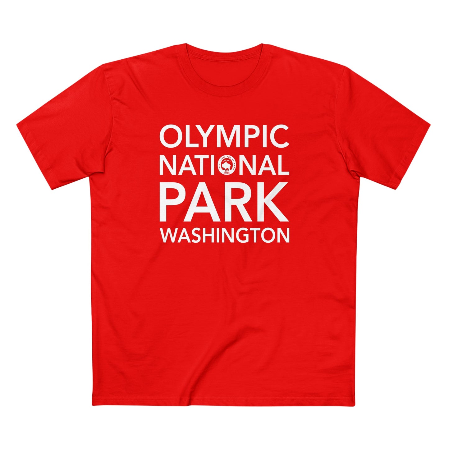 Olympic National Park T-Shirt Block Text