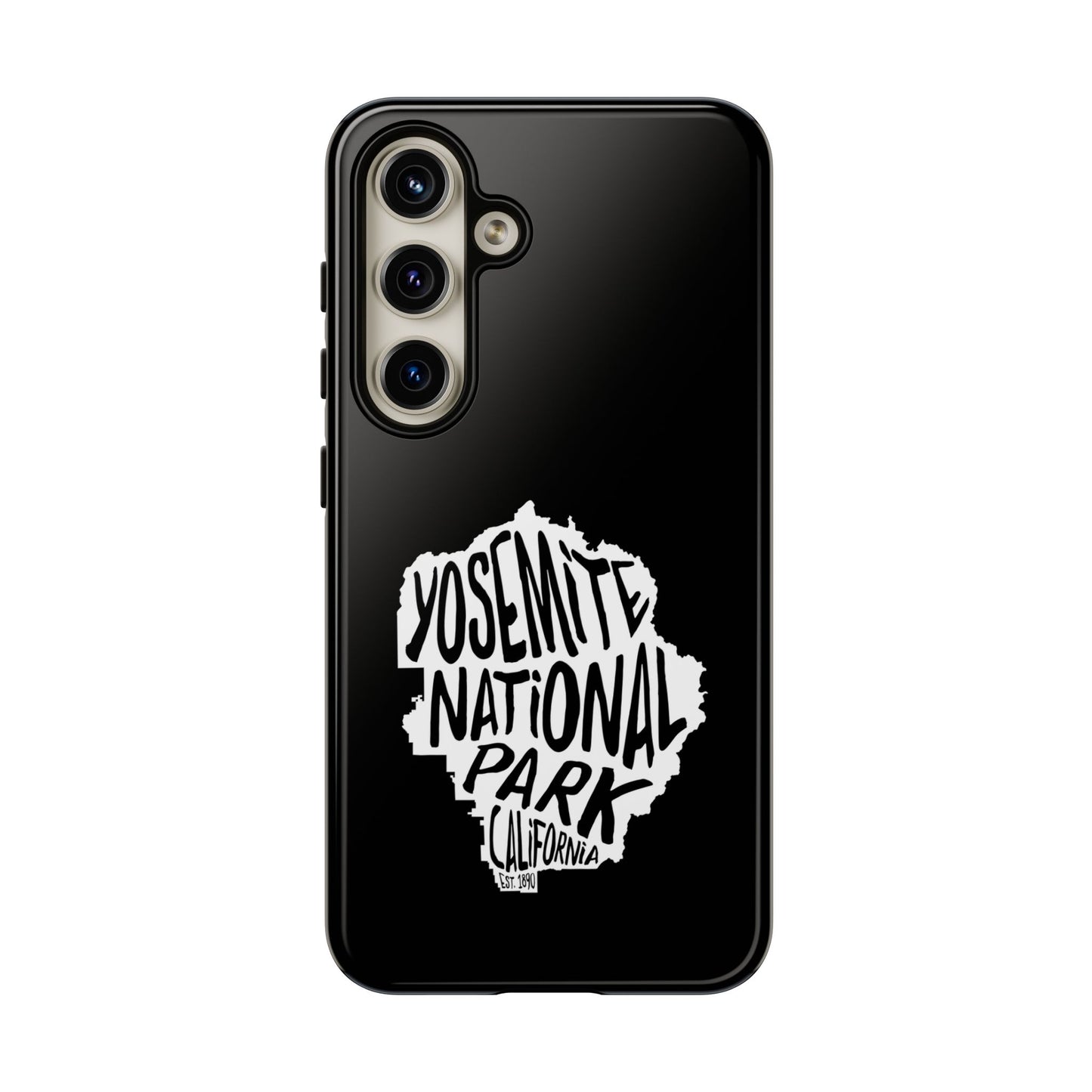 Yosemite National Park Phone Case - Map Design