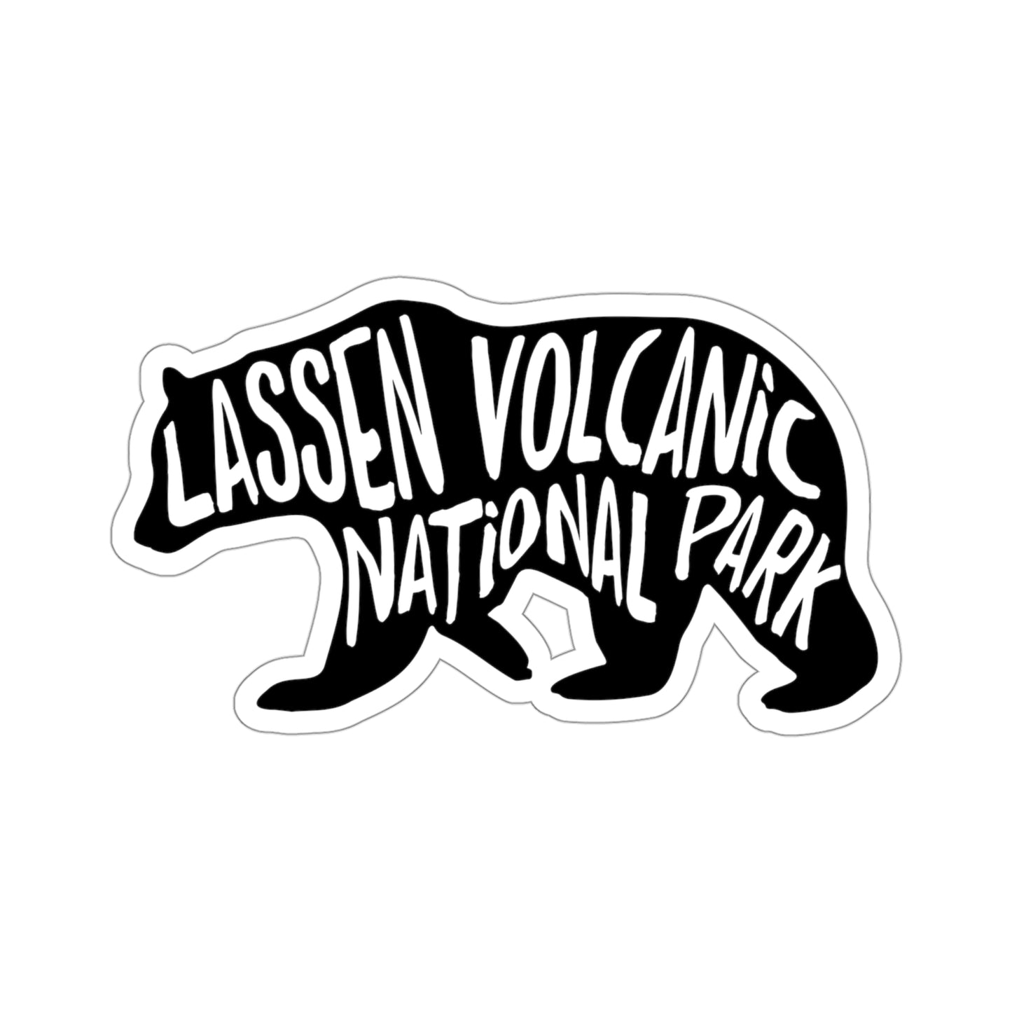 Lassen Volcanic National Park Sticker - Moose