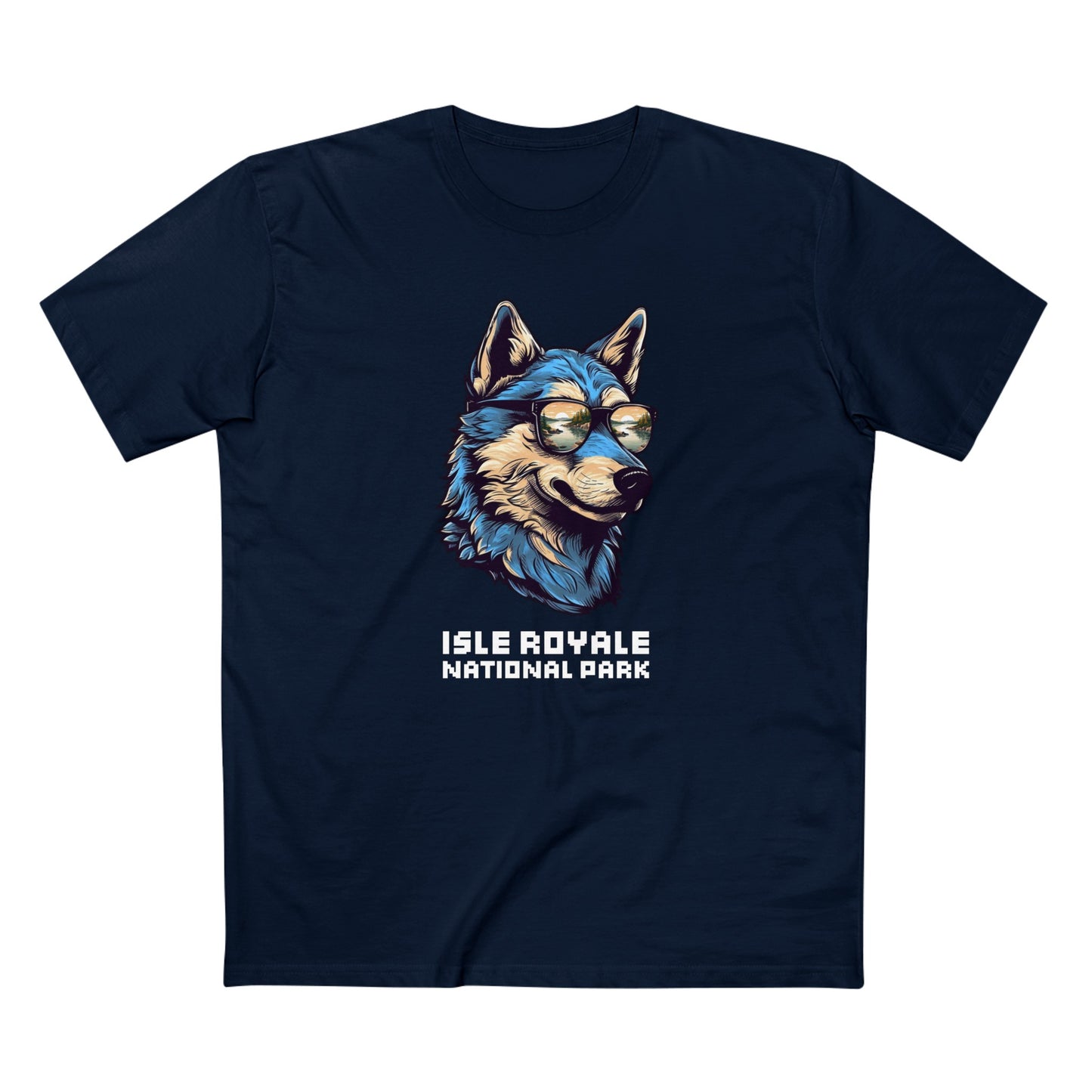 Isle Royale National Park T-Shirt - Smooth Wolf