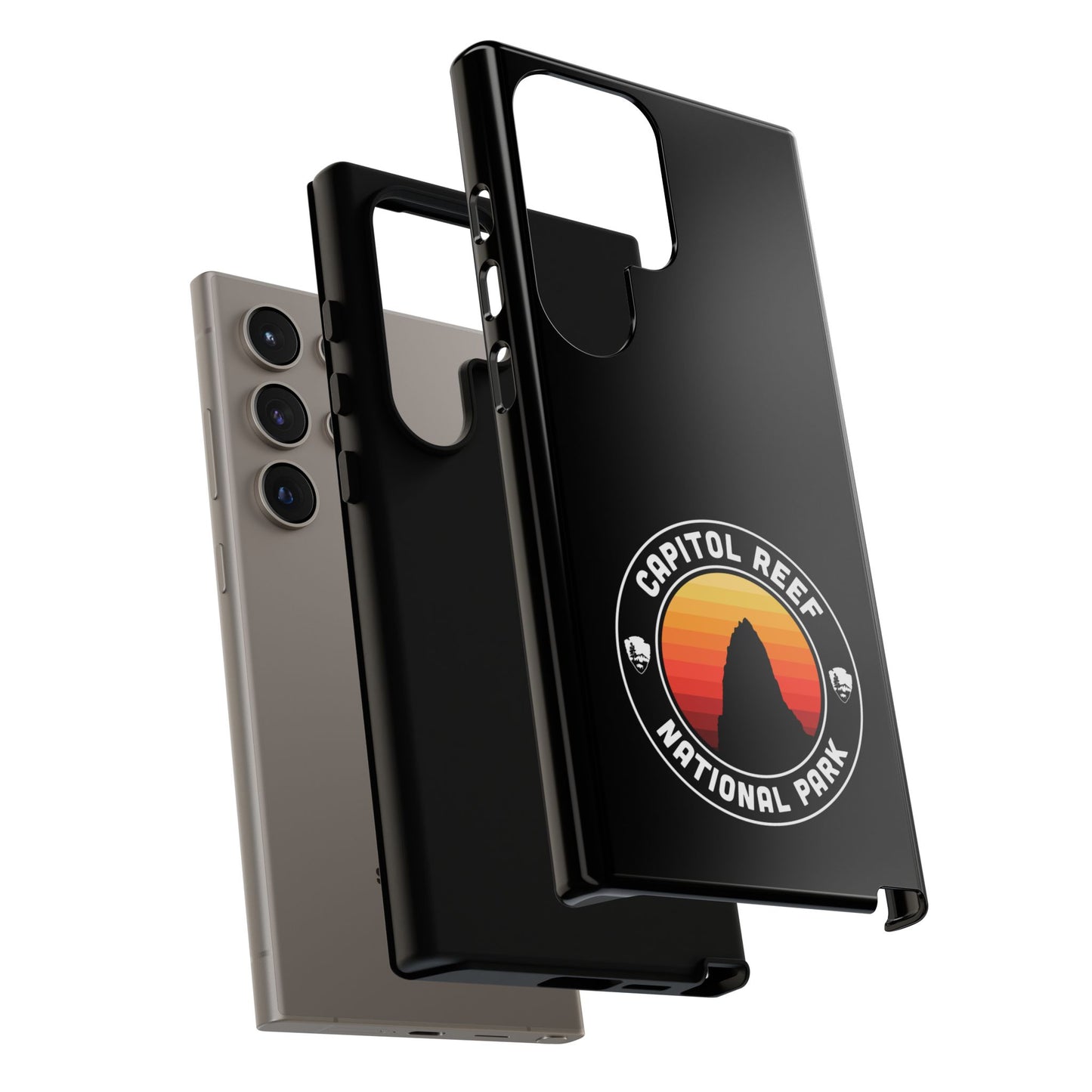 Capitol Reef National Park Phone Case - Round Emblem Design