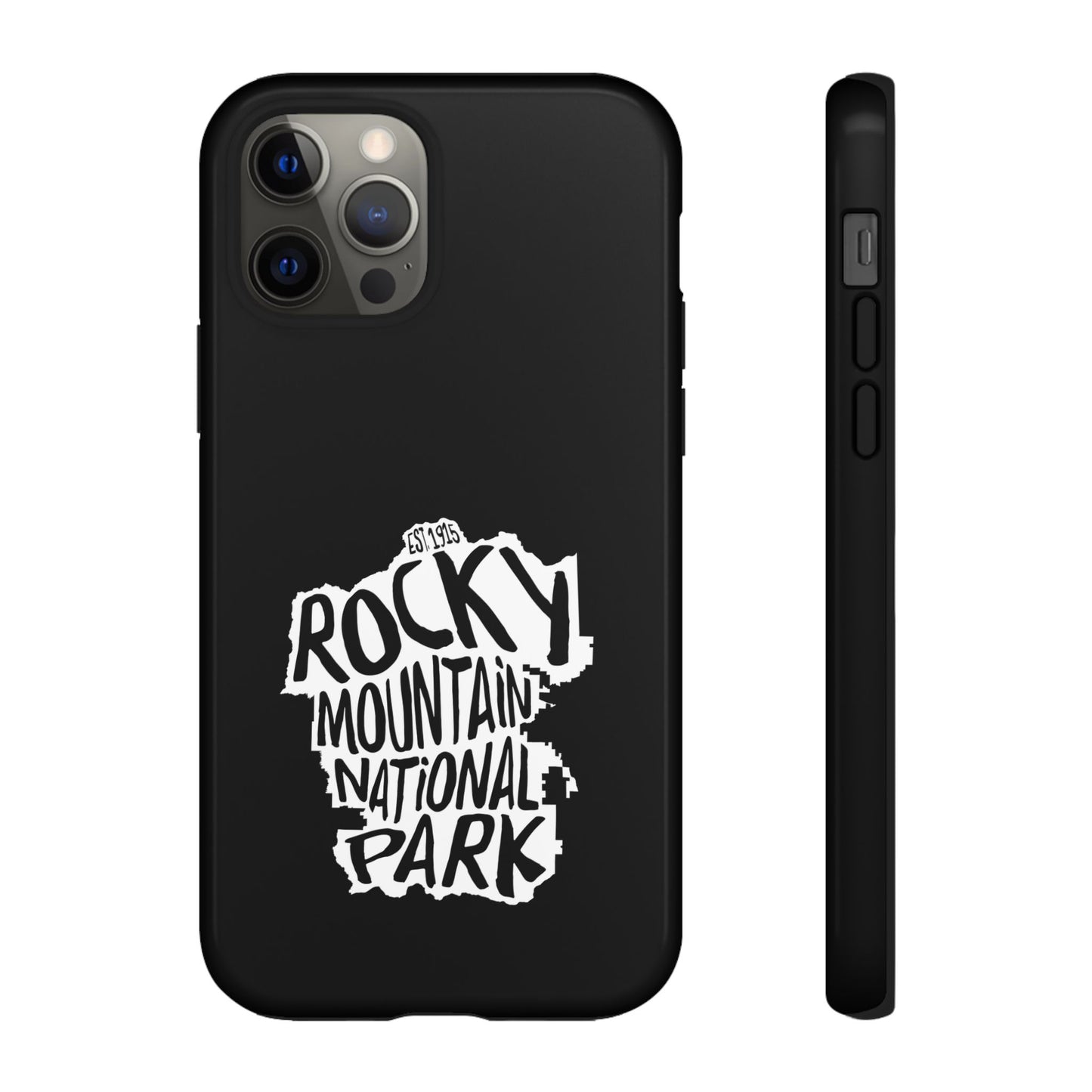 Rocky Mountain National Park Phone Case - Map Design