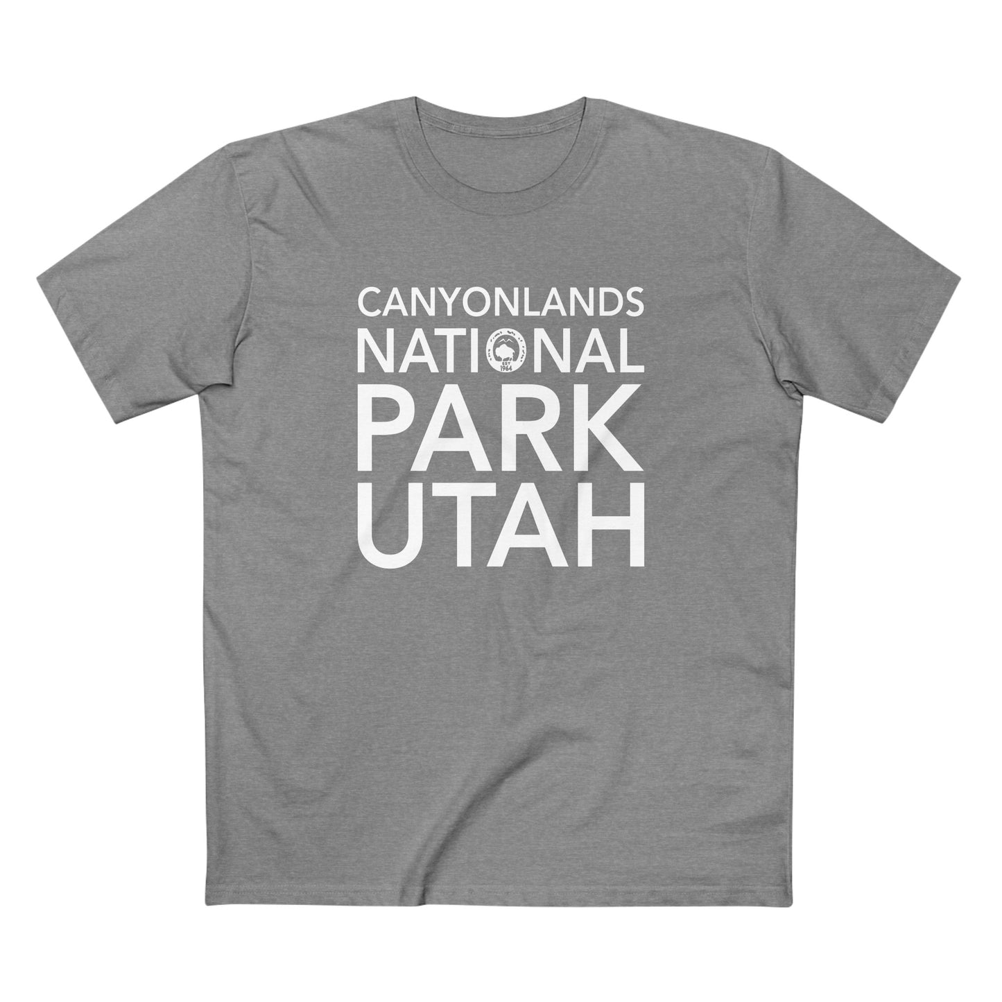Canyonlands National Park T-Shirt Block Text