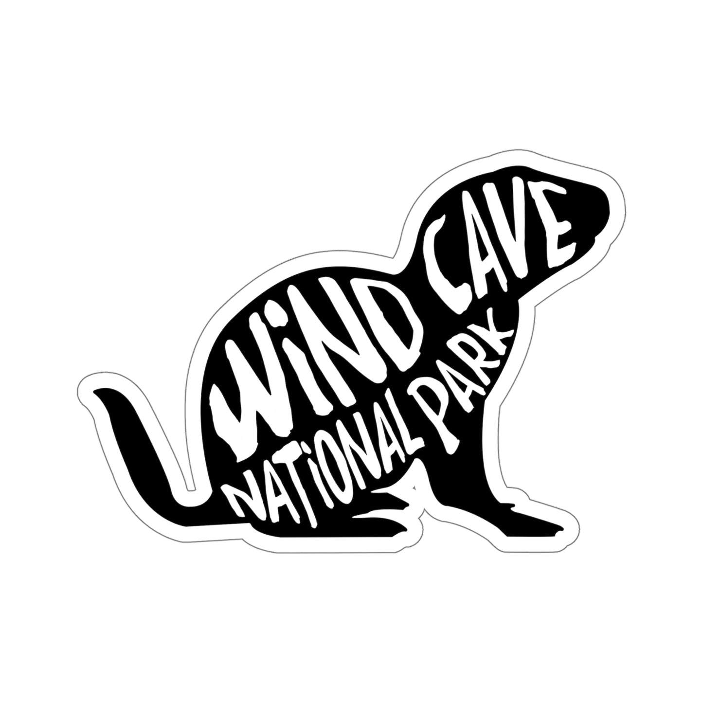 Wind Cave National Park Sticker - Prairie Dog