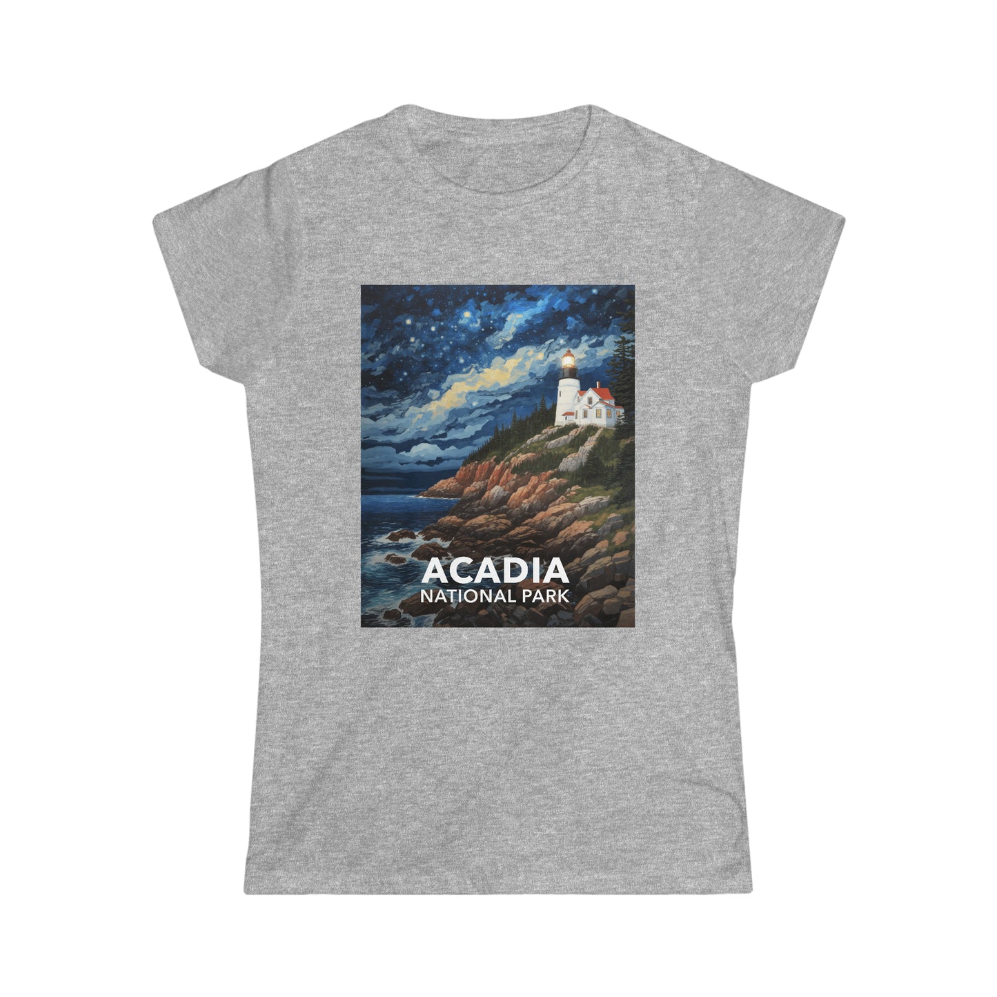 Acadia National Park T-Shirt - Women's Starry Night