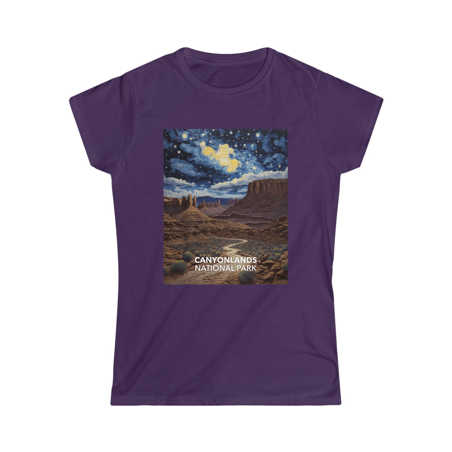 Canyonlands National Park T-Shirt - Women's Starry Night