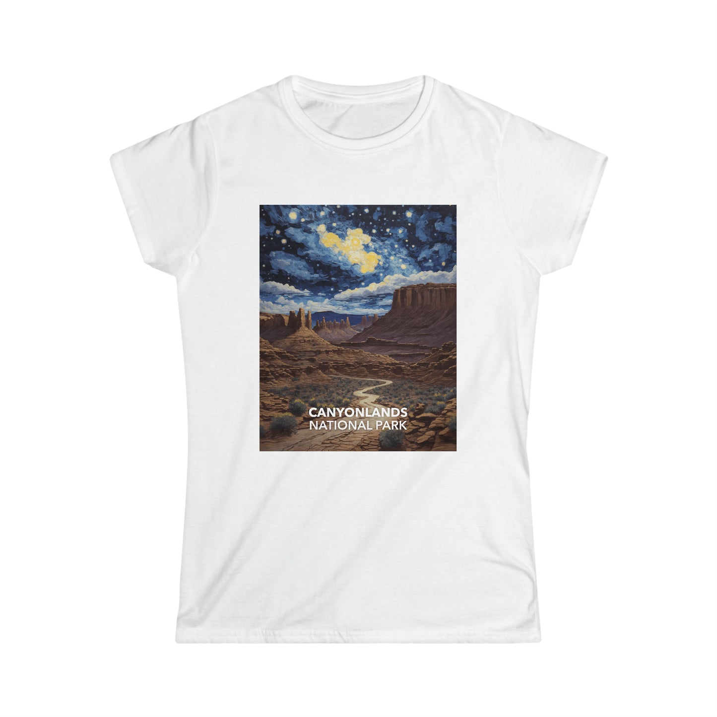 Canyonlands National Park T-Shirt - Women's Starry Night