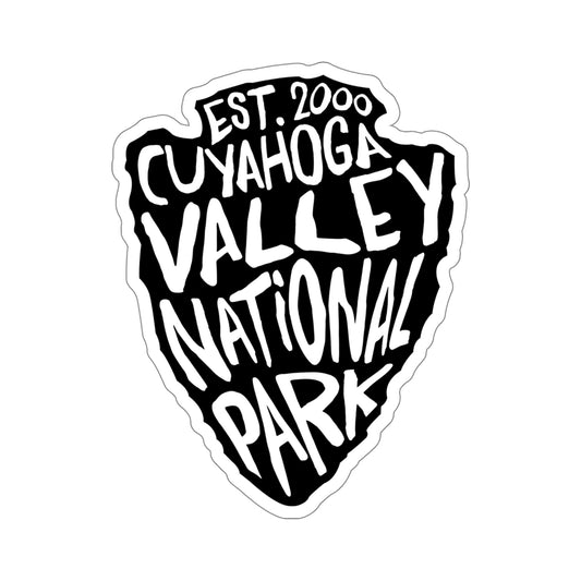 Cuyahoga Valley National Park Sticker - Arrow Head Design