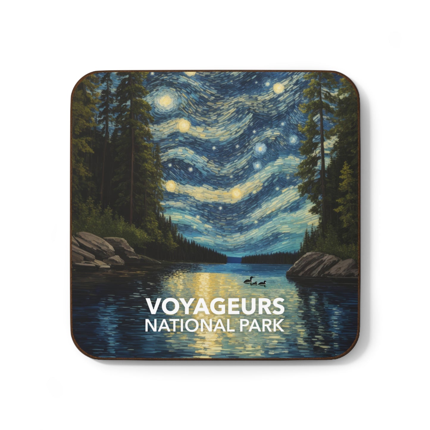 Voyageurs National Park Coaster - The Starry Night