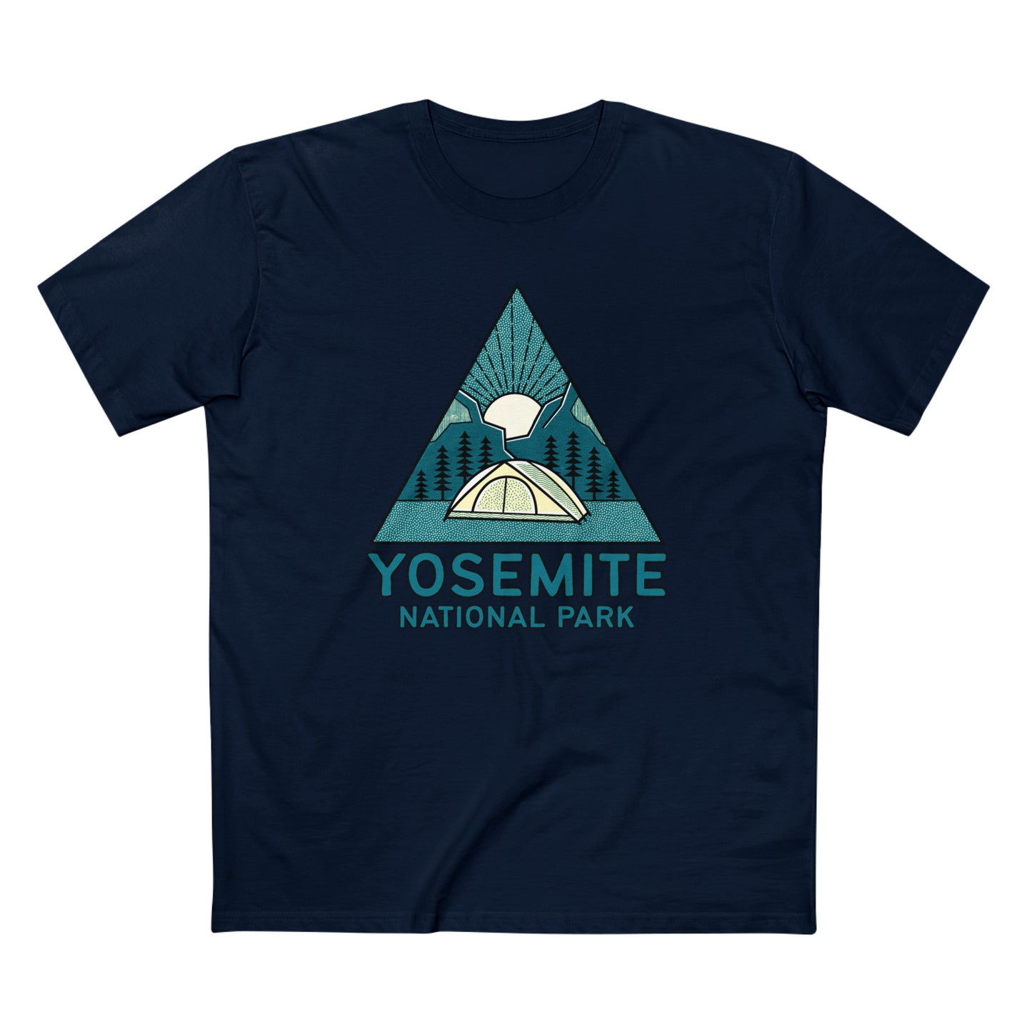Yosemite National Park T-Shirt Sunrise Triangle Graphic