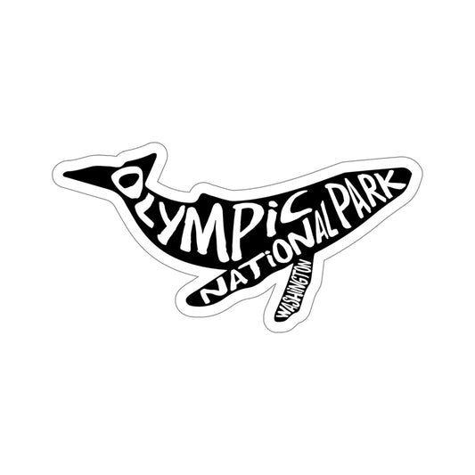 Olympic National Park Sticker - Humpback Whale