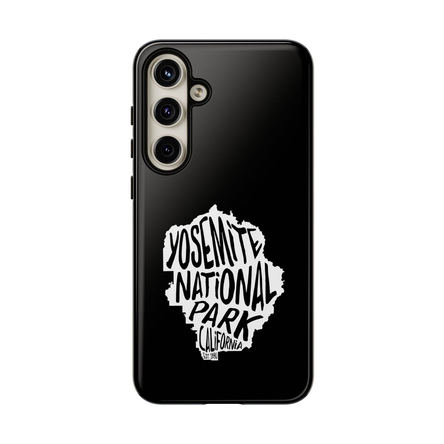 Yosemite National Park Phone Case - Map Design