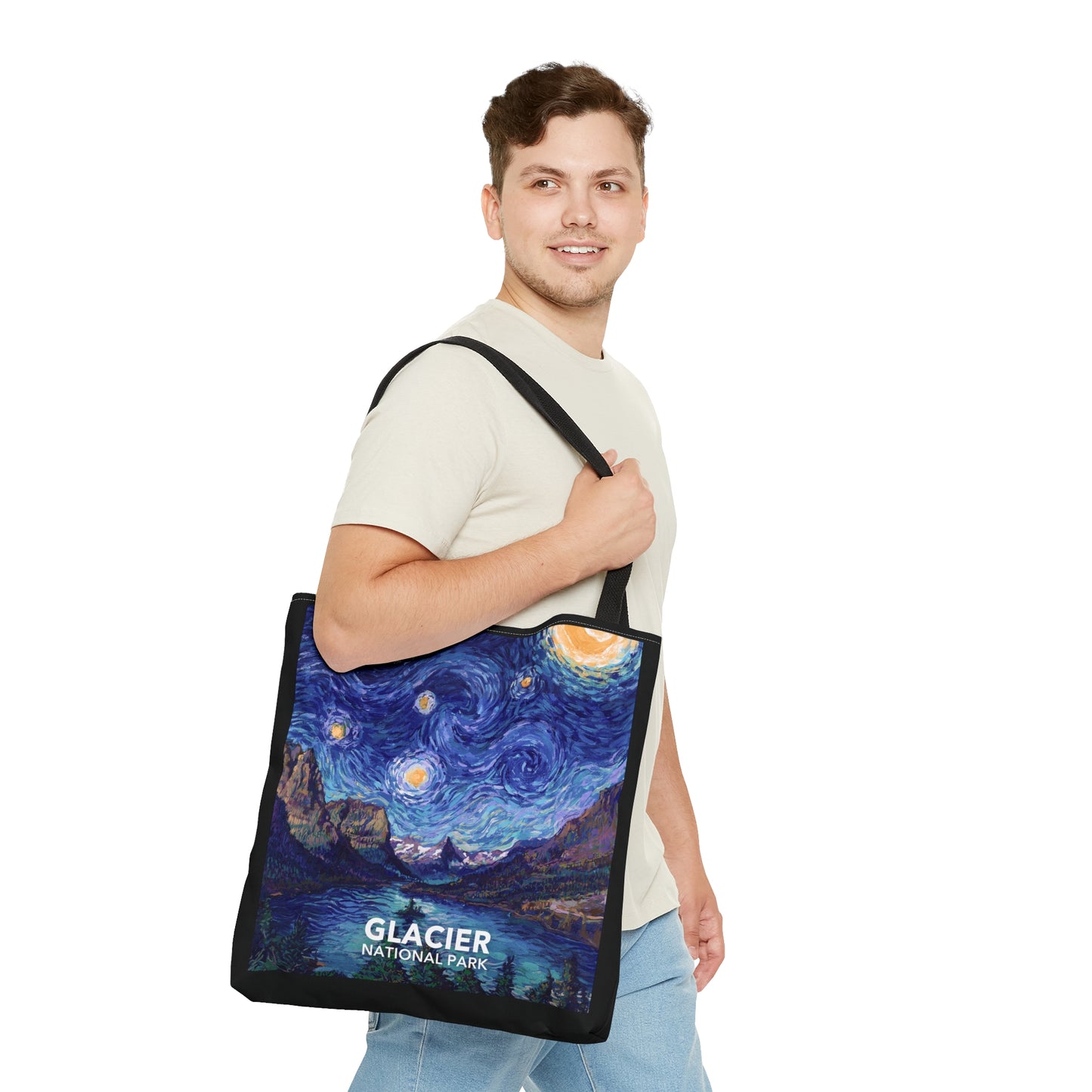 Glacier National Park Tote Bag - Starry Night
