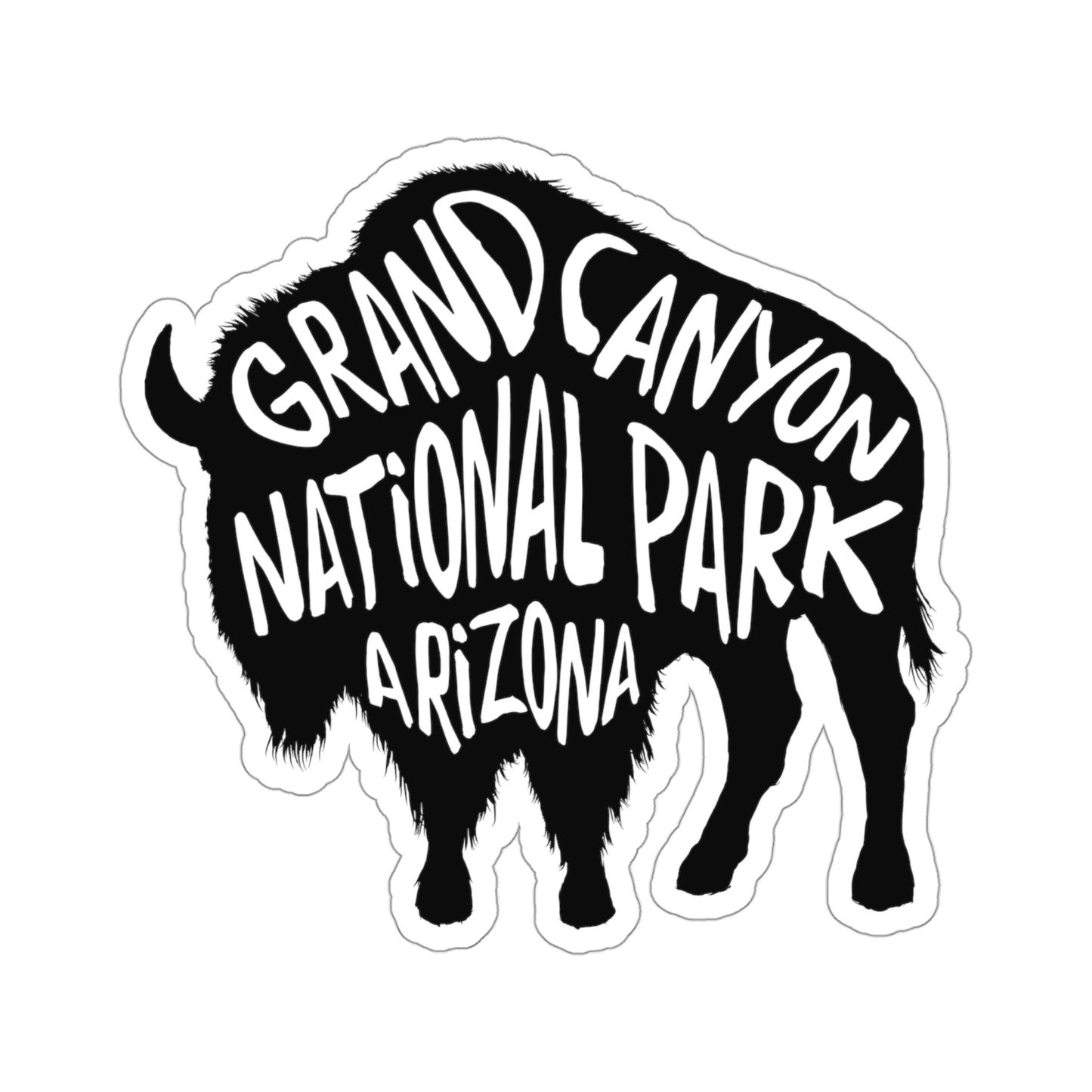 Grand Canyon National Park Sticker - Bison