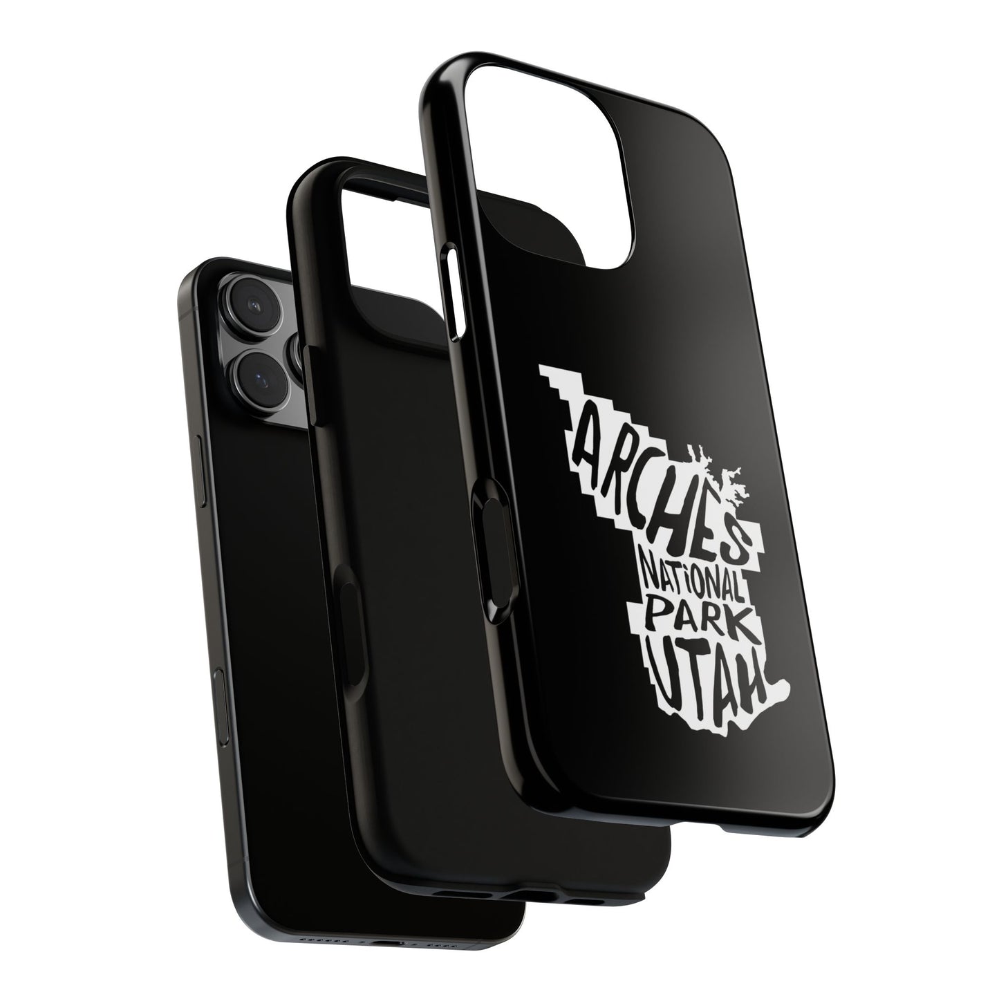 Arches National Park iPhone Case - Map Design