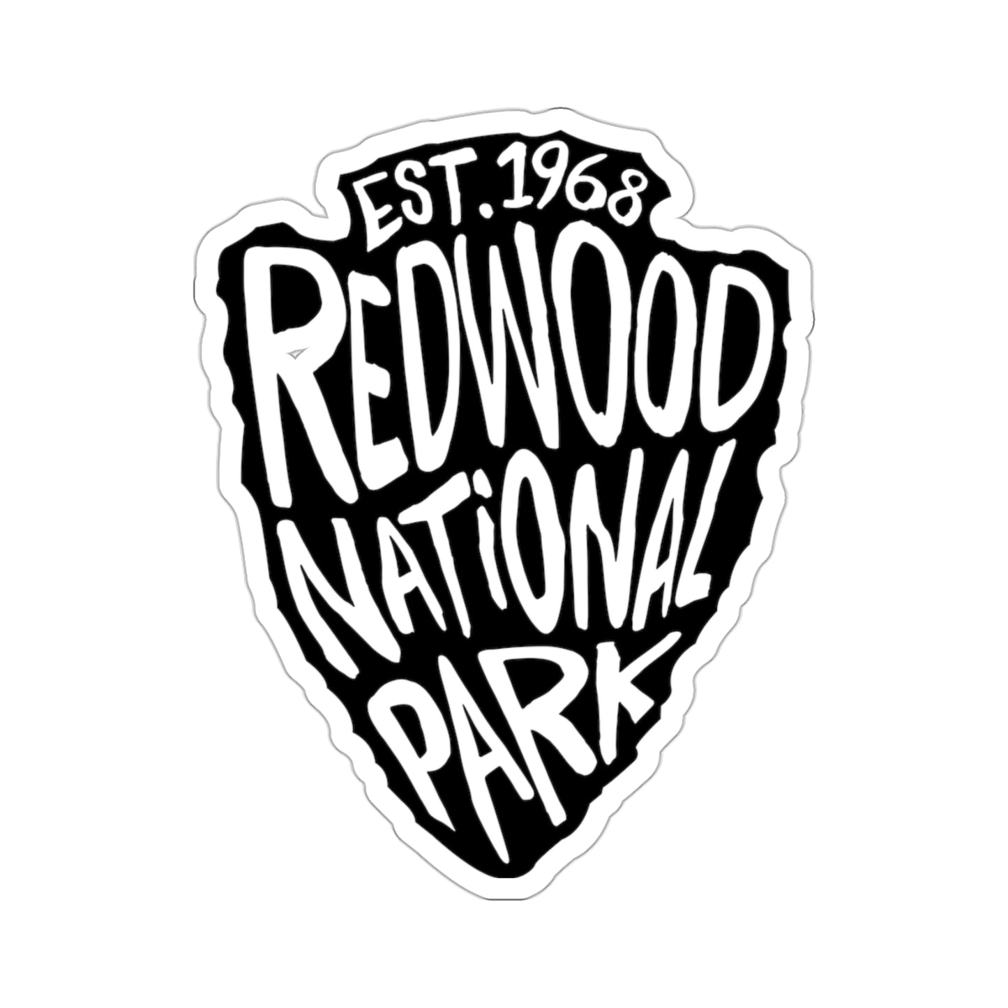 Redwood National Park Sticker - Arrow Head Design