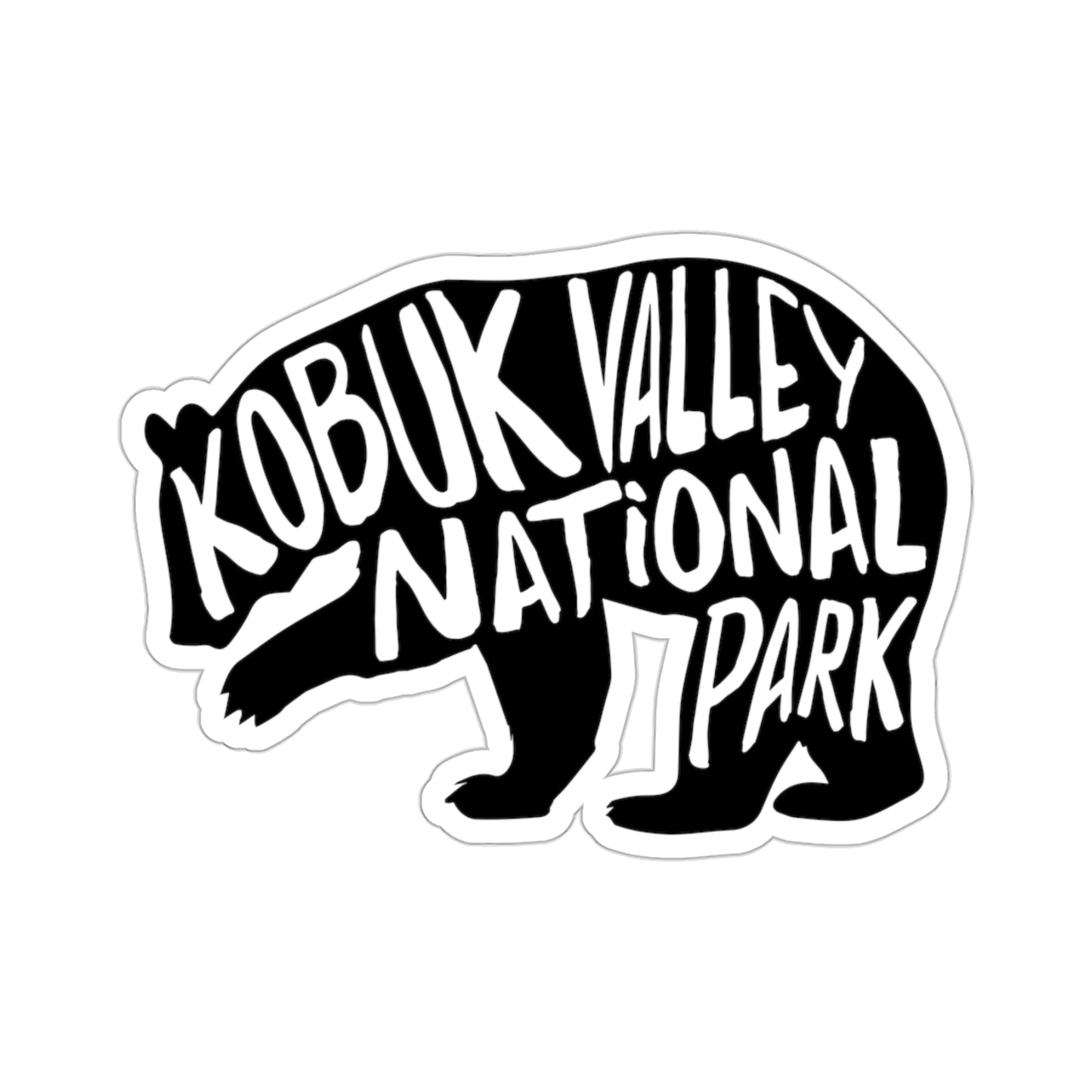 Kobuk Valley National Park Sticker - Grizzly Bear