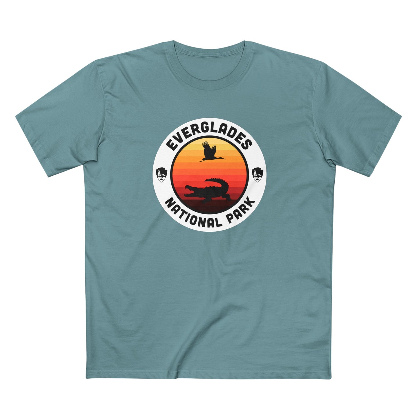 Everglades National Park T-Shirt - Round Badge Design