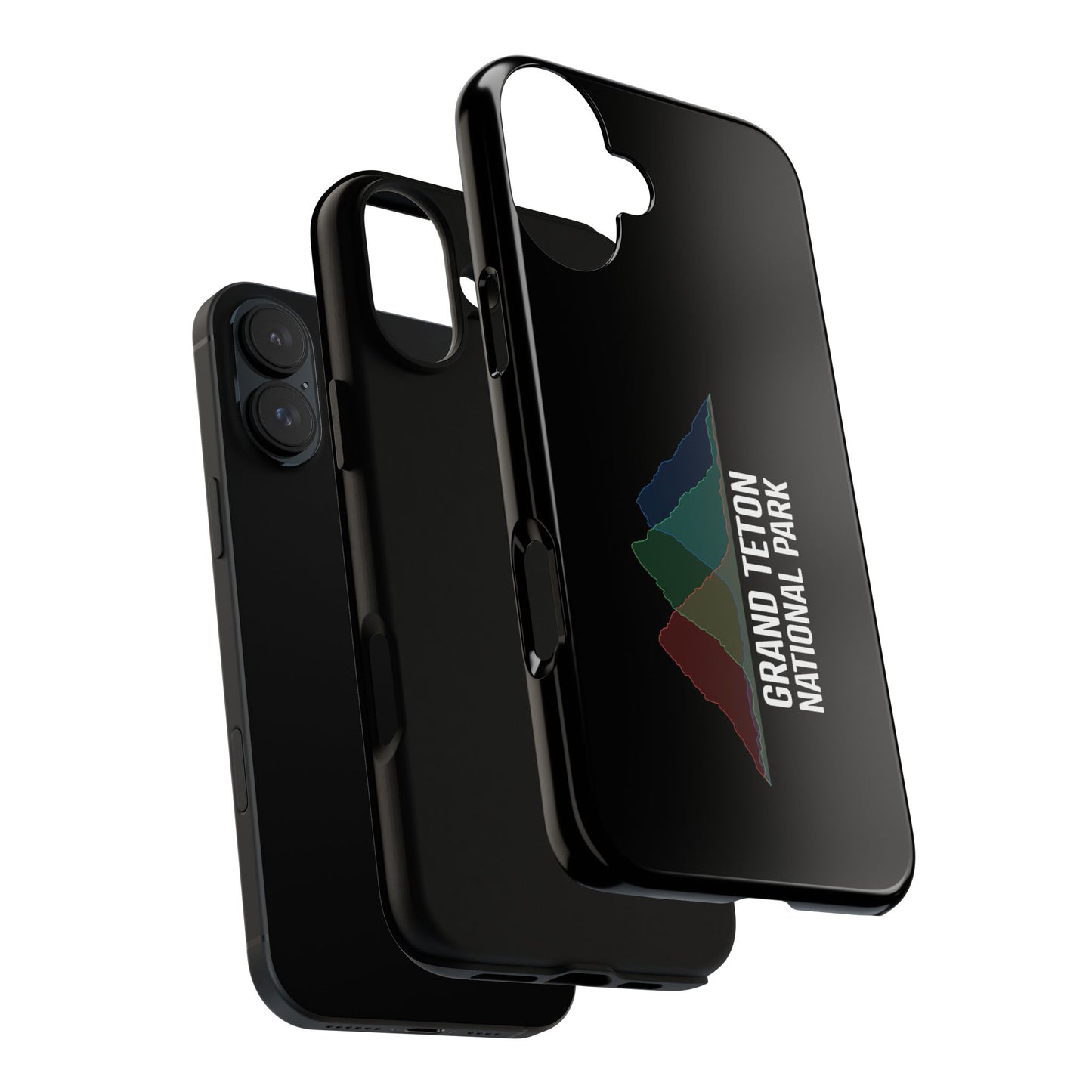 Grand Teton National Park Phone Case - Histogram Design