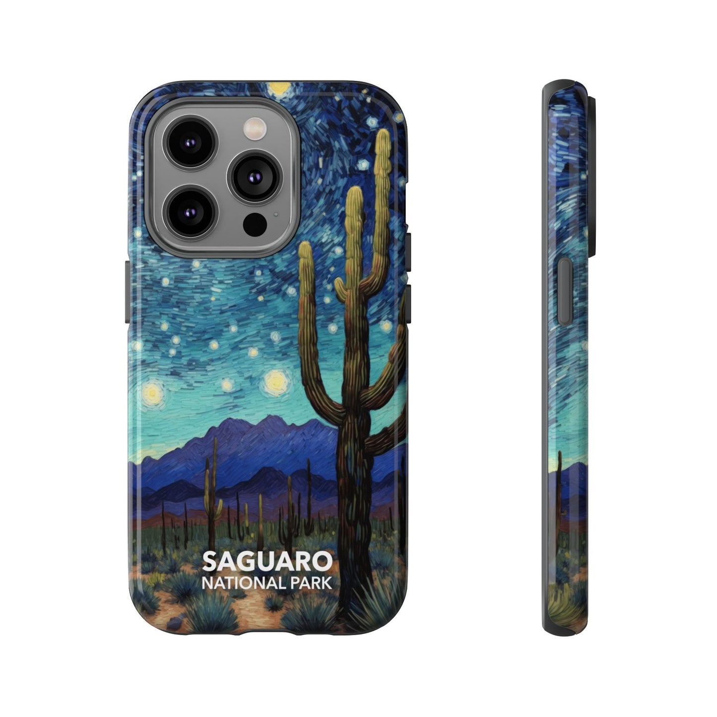 Saguaro National Park Phone Case - Starry Night