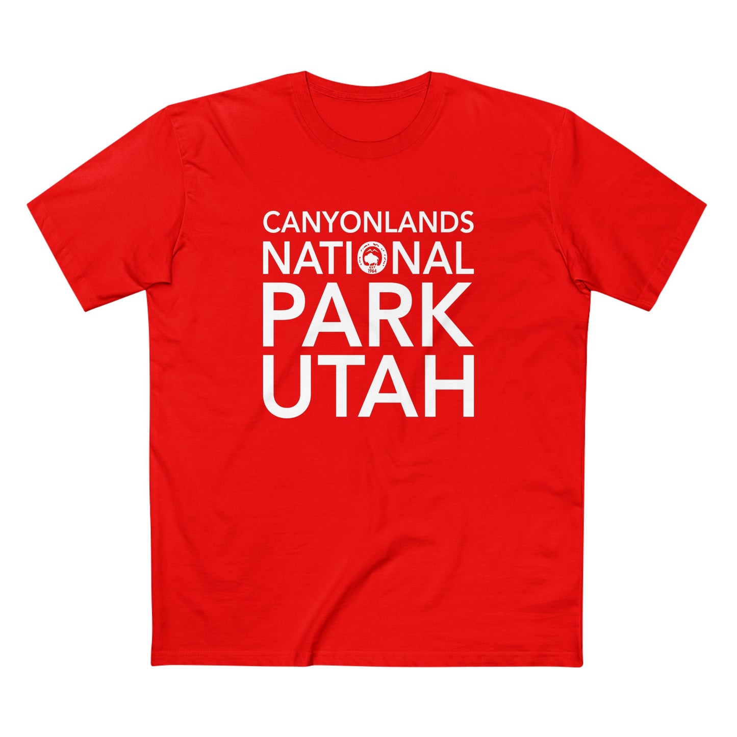 Canyonlands National Park T-Shirt Block Text