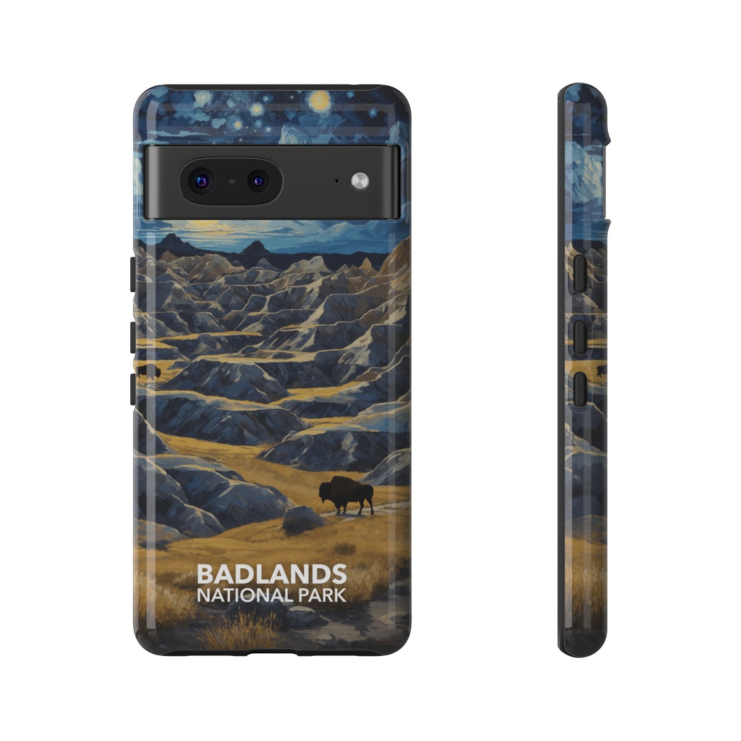 Badlands National Park Phone Case - Starry Night