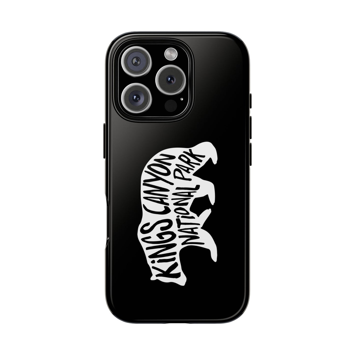 Kings Canyon National Park Phone Case - Black Bear Design