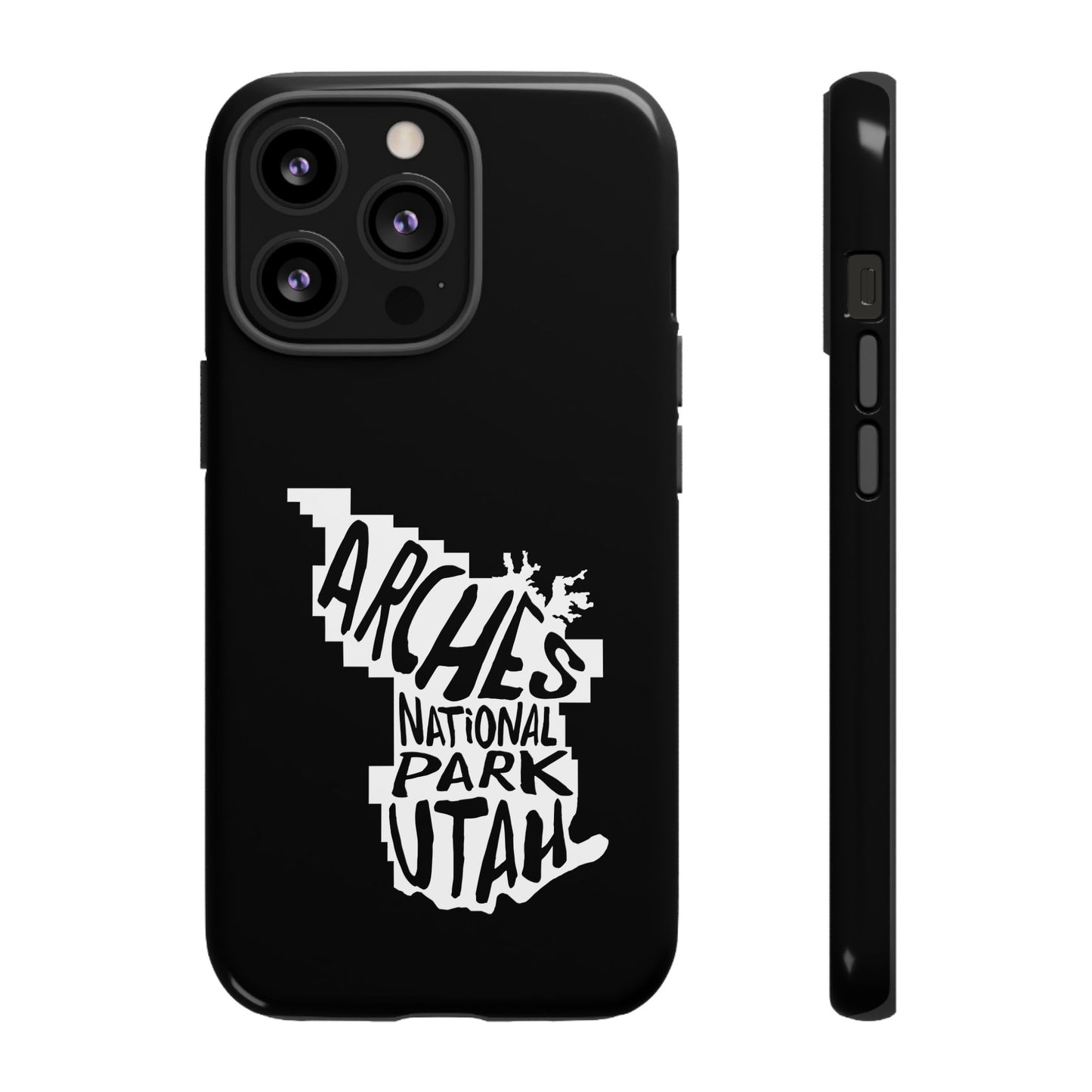 Arches National Park iPhone Case - Map Design