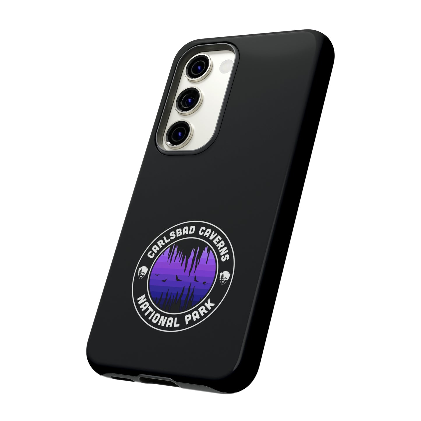 Carlsbad Caverns National Park Phone Case - Round Emblem Design
