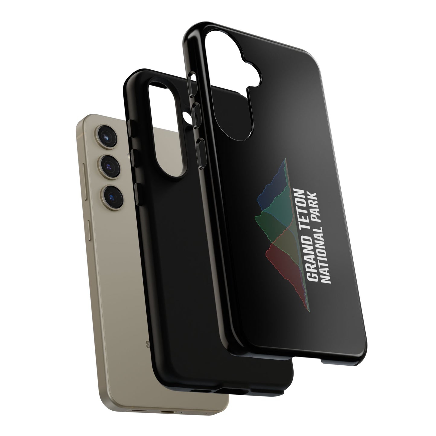 Grand Teton National Park Phone Case - Histogram Design
