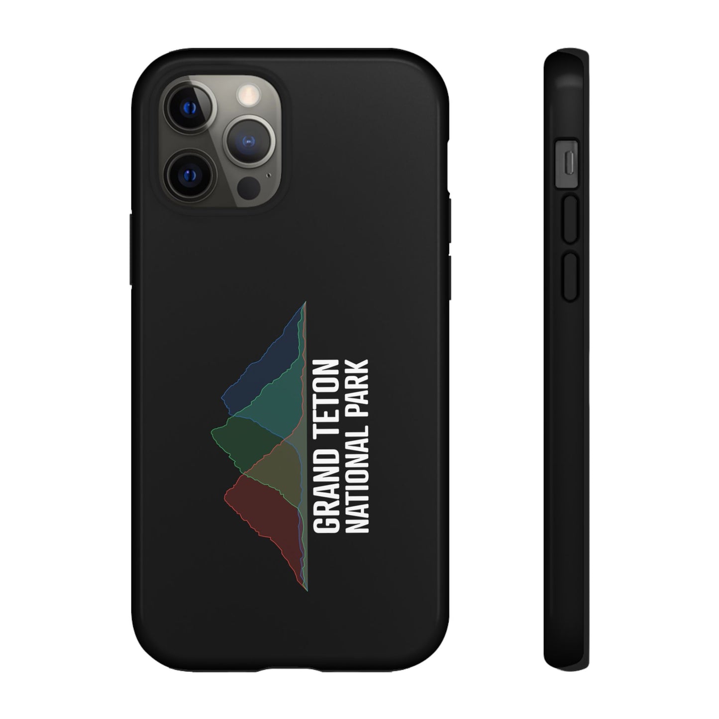 Grand Teton National Park Phone Case - Histogram Design