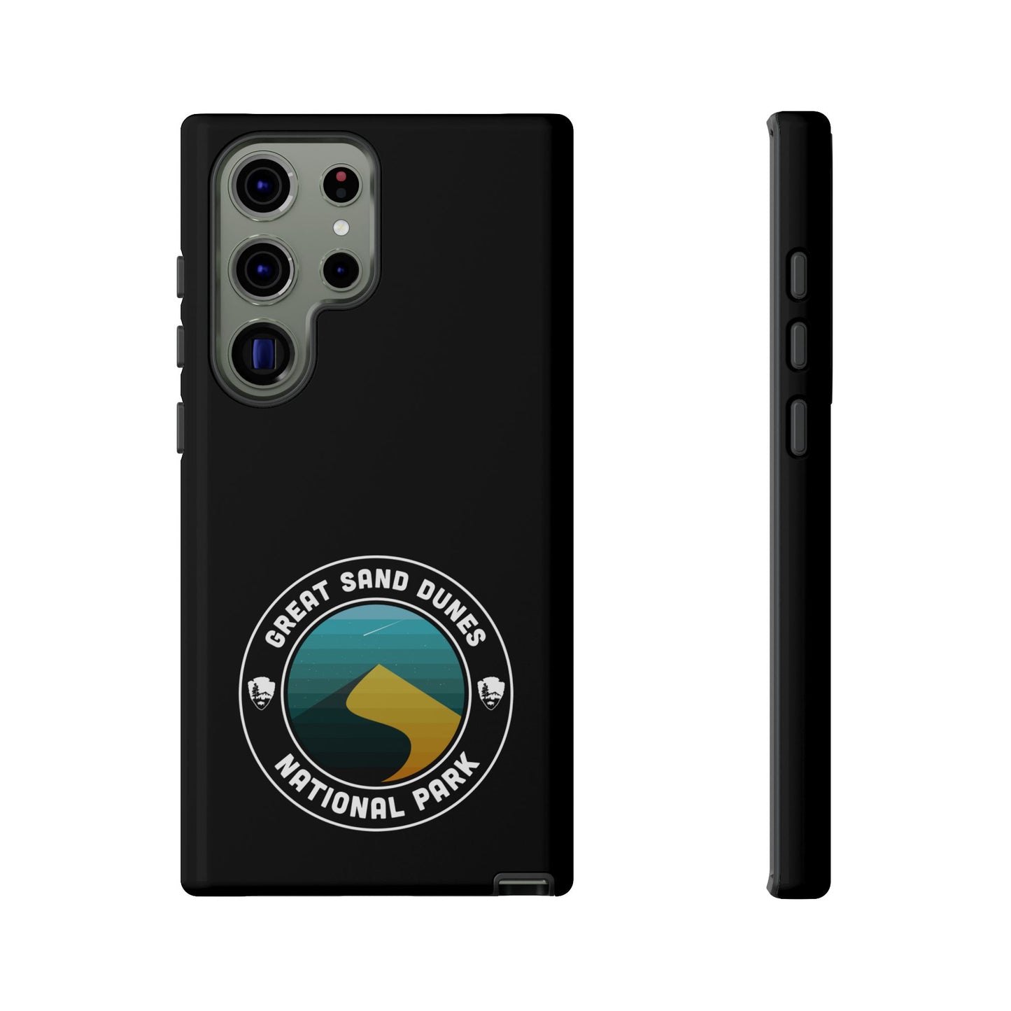 Great Sand Dunes National Park Phone Case - Round Emblem Design