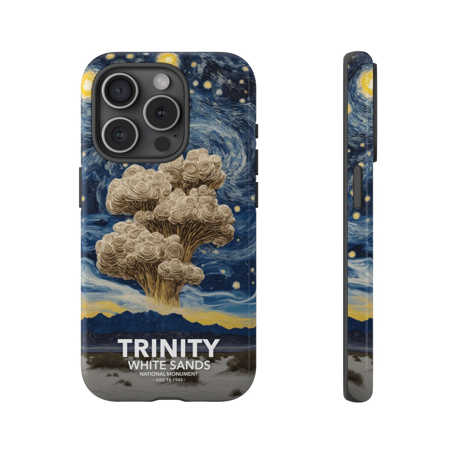White Sands National Park Phone Case - Starry Night Trinity Test