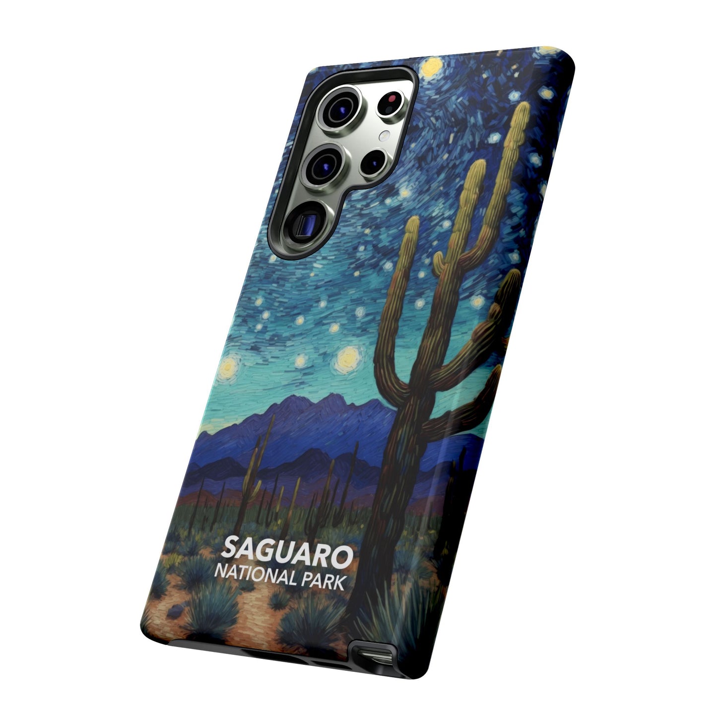 Saguaro National Park Phone Case - Starry Night