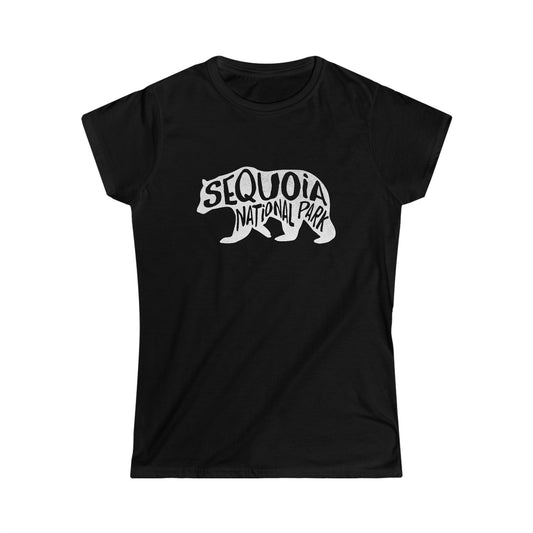 Sequoia National Park Women's T-Shirt - Black Bear