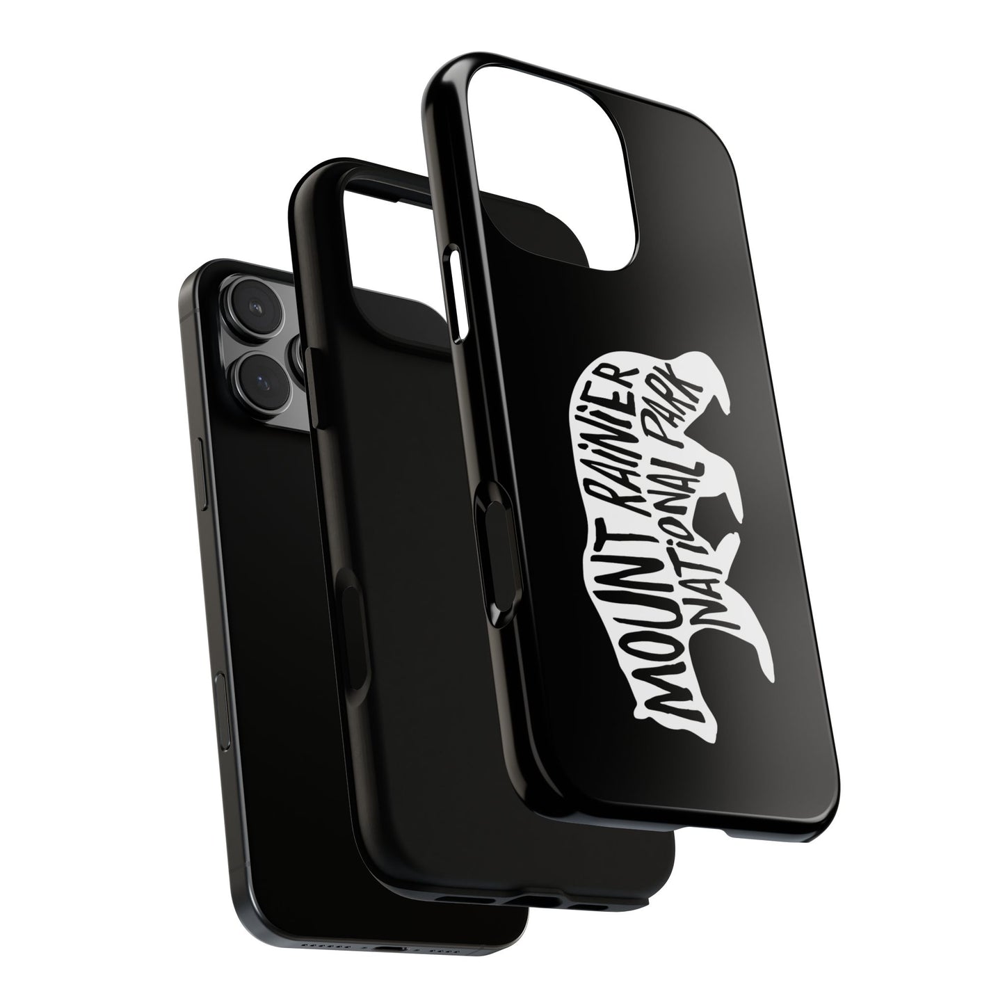 Mount Rainier National Park Phone Case - Black Bear Design