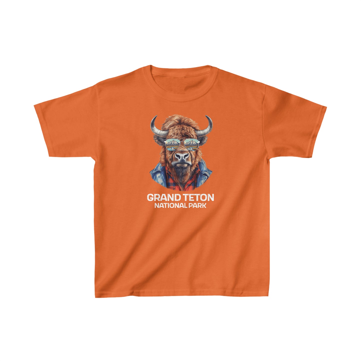 Grand Teton National Park Child T-Shirt - Cool Bison