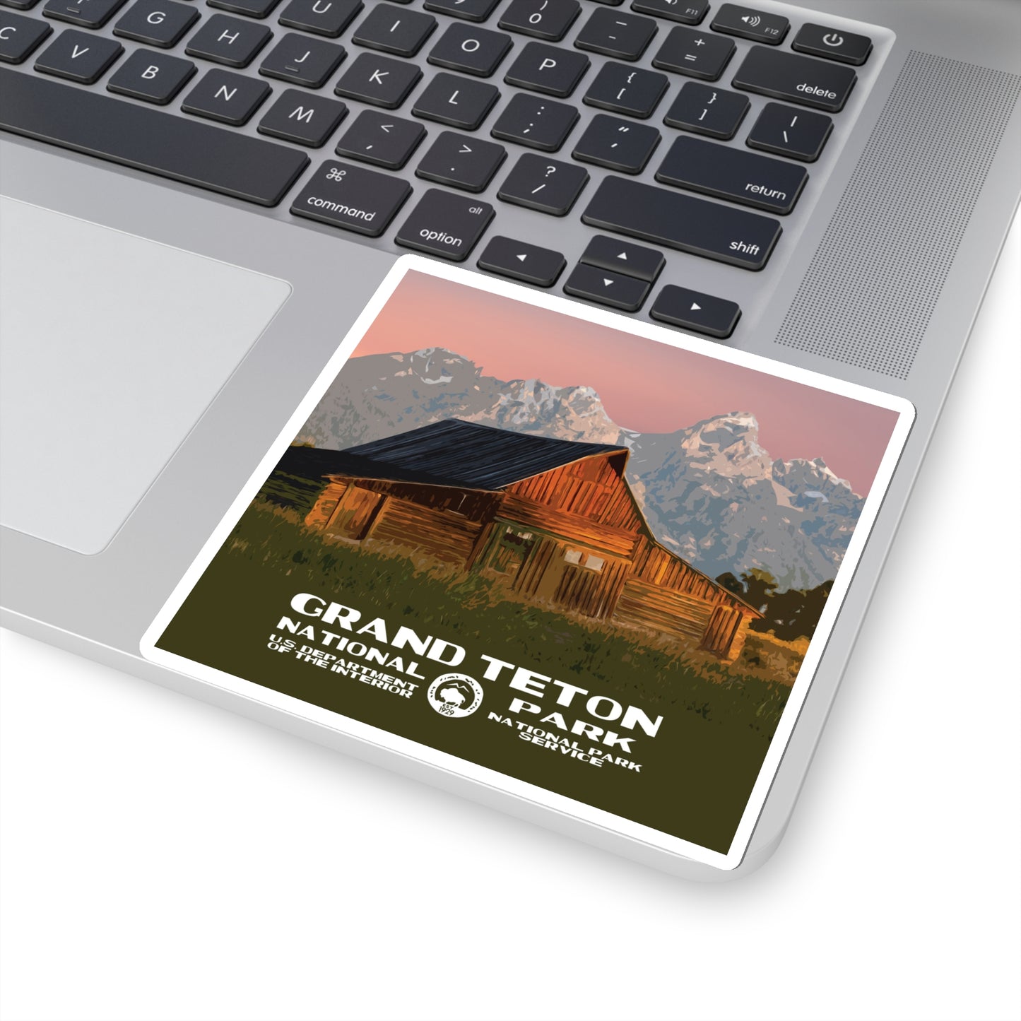 Grand Teton National Park Sticker - Moulton Barn