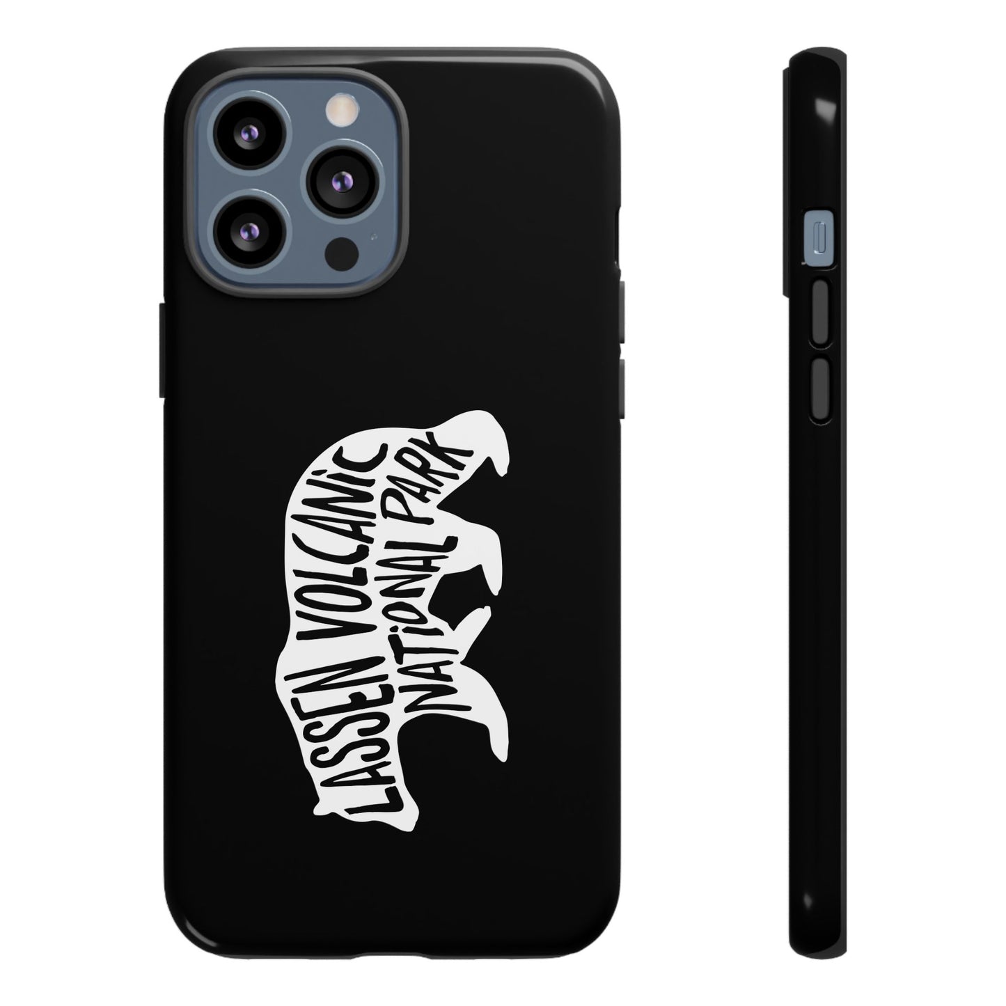 Lassen Volcanic National Park Phone Case - Black Bear Design