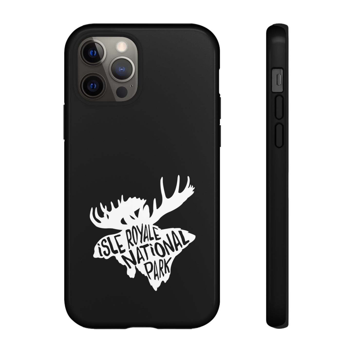Isle Royale National Park Phone Case - Moose Design
