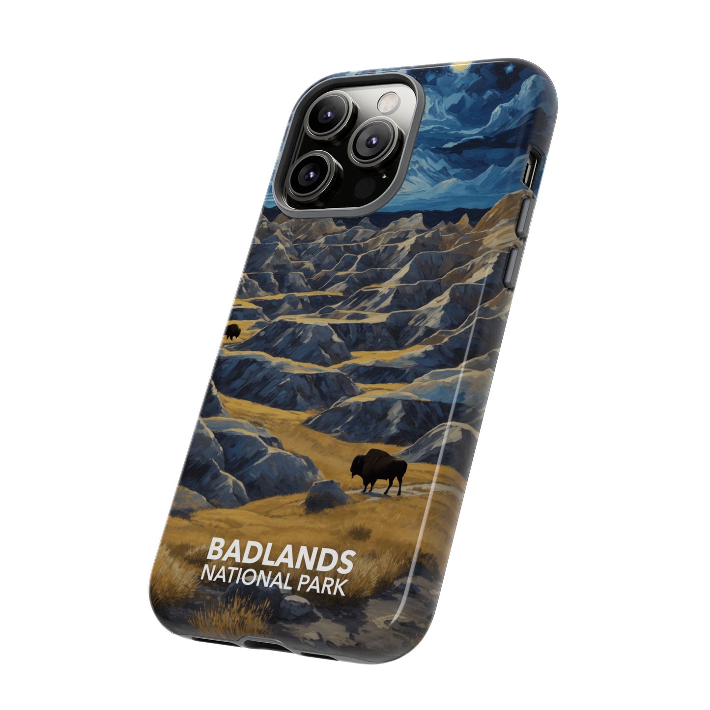 Badlands National Park Phone Case - Starry Night