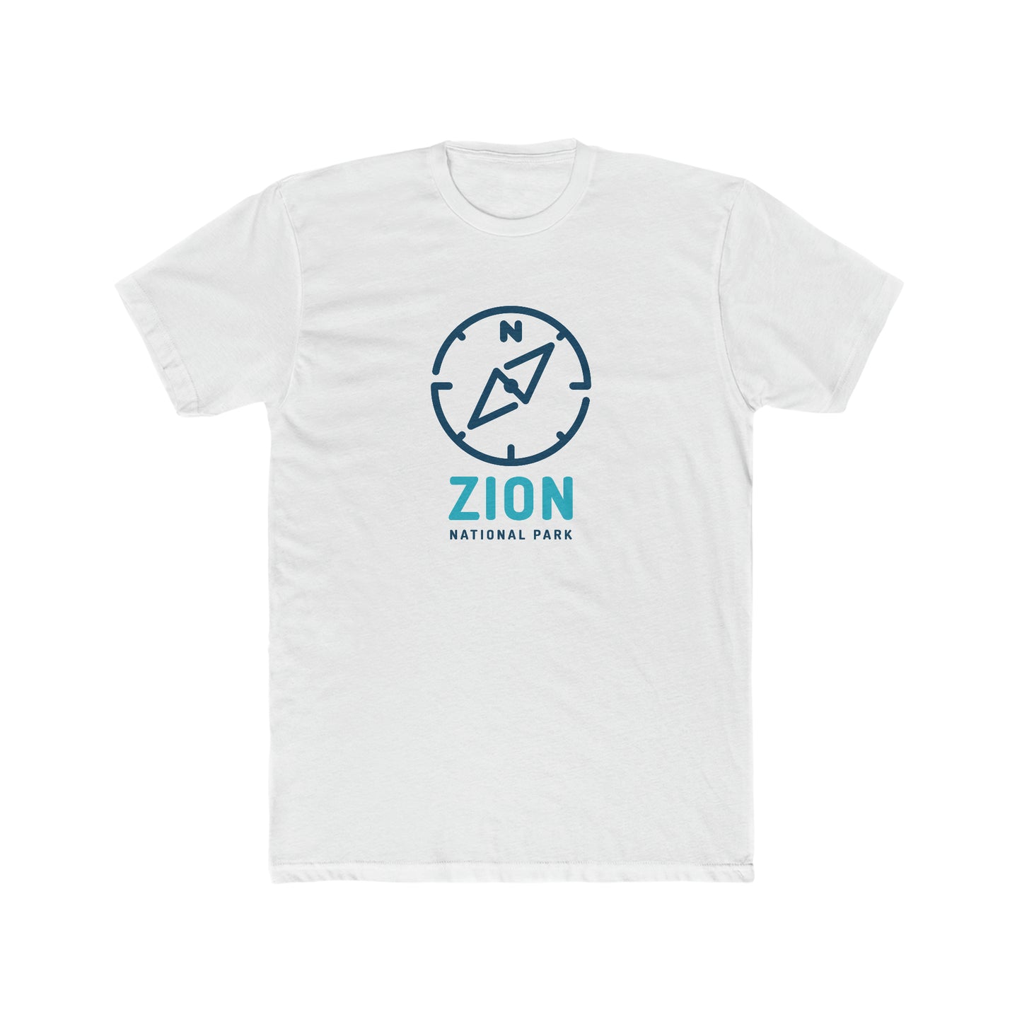 Zion National Park T-Shirt Compass Design