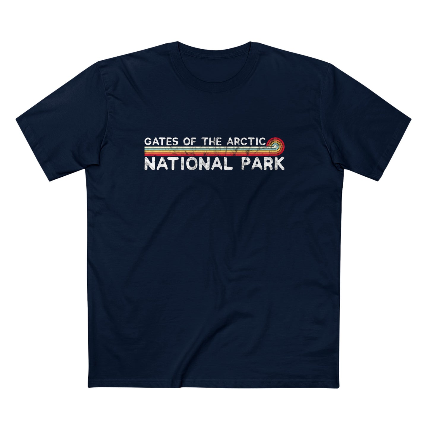 Gates of the Arctic National Park T-Shirt - Vintage Stretched Sunrise