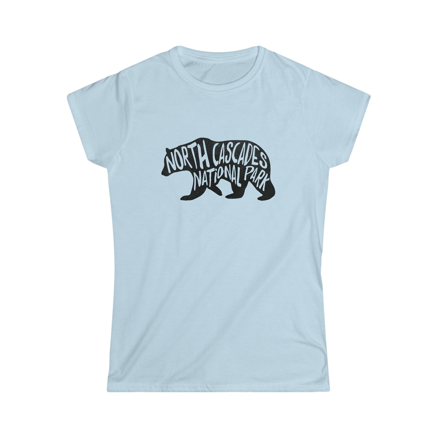 North Cascades National Park Women's T-Shirt - Black Bear