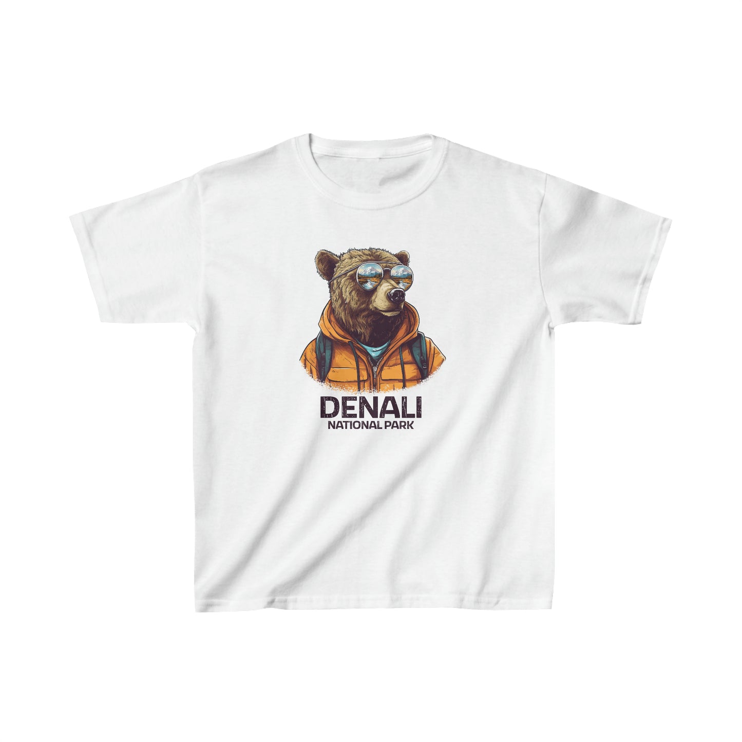 Denali National Park Child T-Shirt - Cool Grizzly Bear