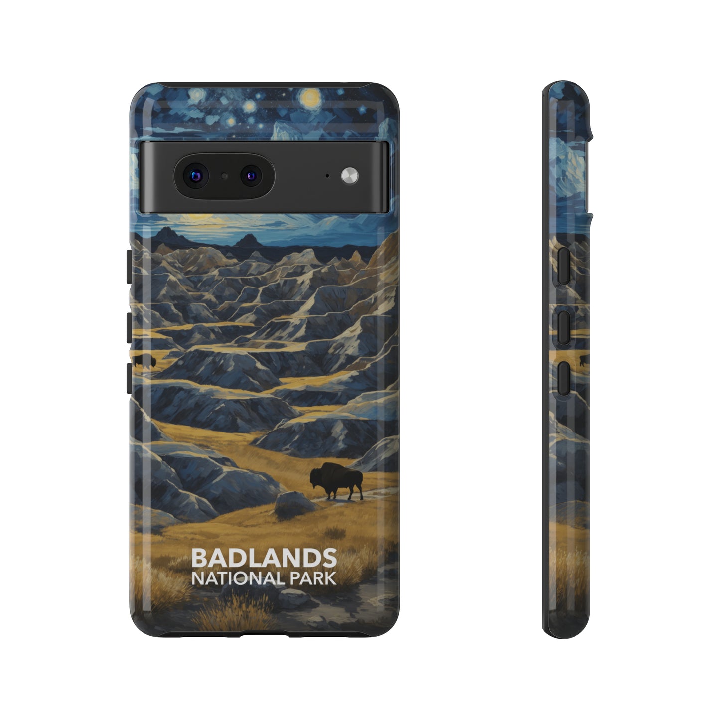 Badlands National Park Phone Case - Starry Night